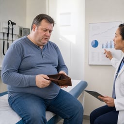 Patient with Empty Wallet and Compassionate Doctor
